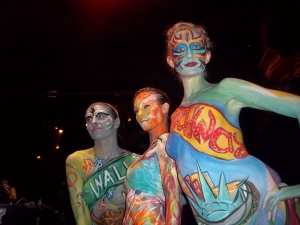 Painted up hotties!